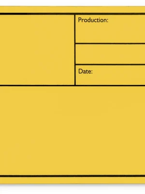 Sofort kaufen - Adam Hall Hardware 88001 M YELLOW - Beschriftungsschild Kunststoff, magnetisch 177 x127 mm, gelb