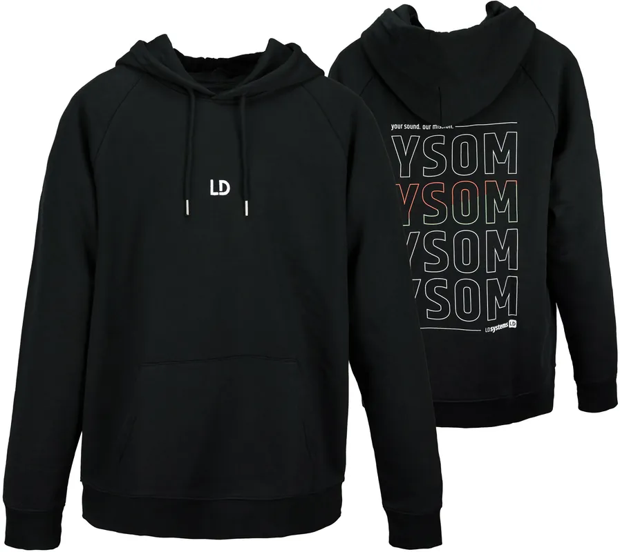 Merchandise "YSOM"-Outline Hoodie - Unisex XL - LD Systems Hoodie mit "YSOM"-Outline Motiv | Bewährte Qualität