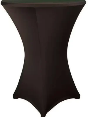Nur für kurze Zeit - Stehtisch Husse schwarz für 70 - 75 cm Durchmesser Stretch