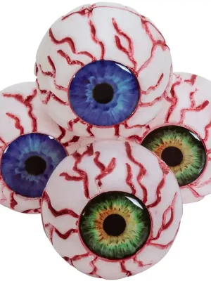 Premium - EUROPALMS Halloween Augäpfel, 5cm Ø, 4x