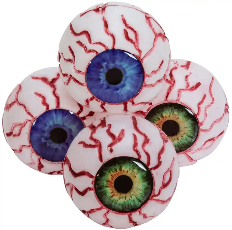 Premium - EUROPALMS Halloween Augäpfel, 5cm Ø, 4x