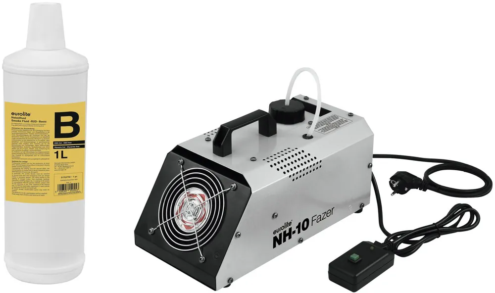 Mega-Angebot - EUROLITE Set NH-10 + Smoke Fluid -B2D- 1l