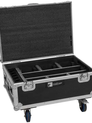 Jetzt sichern - ROADINGER Flightcase 6x AKKU IP TL-3 QCL Trusslight CRMX mit Ladefunktion und Rollen