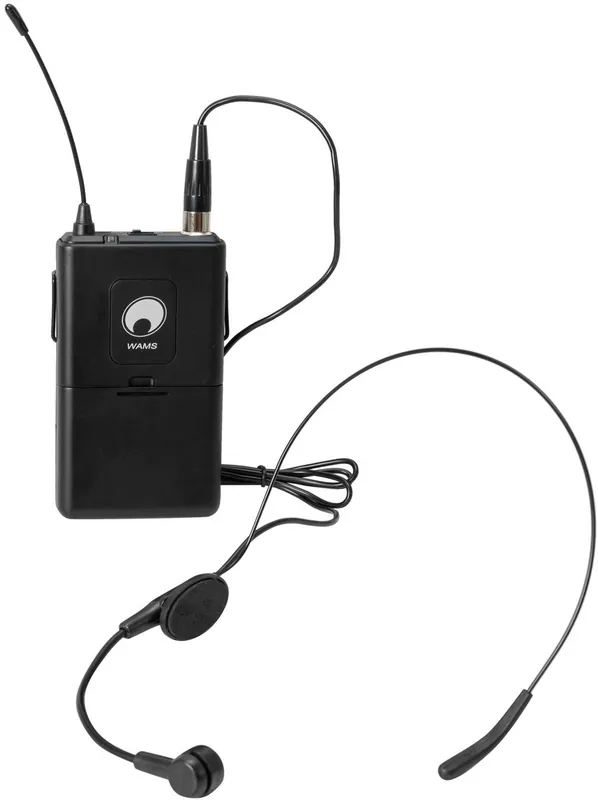Sale | OMNITRONIC WAMS-12 Taschensender inkl. Kopfbügelmikrofon 865MHz -B-Stock-