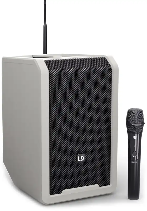 LD Systems ANNY® 8 HHD B5 G - Tragbarer Bluetooth® PA-Lautsprecher mit Akku , Mixer und 1x - Nur diese Woche