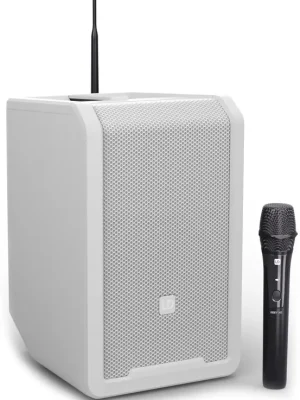 Bestseller | LD Systems ANNY® 8 HHD B8 W - Tragbarer Bluetooth® PA-Lautsprecher mit Akku, Mixer und 1x