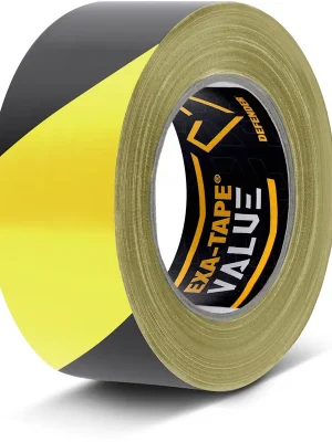 Defender EXA-TAPE® VALUE BY 50 - PVC Warnband schwarz/gelb 50 mm x 33 m | Angebot