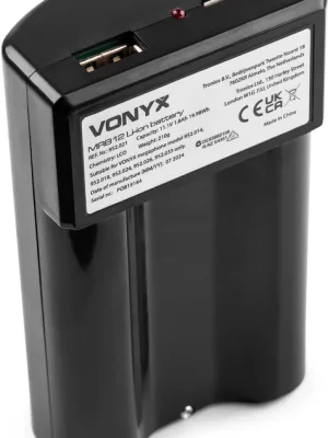 Sehr gefragt - Vonyx MRB12 Lithium-Ionen-Akkupack 12V mit Ladegerät