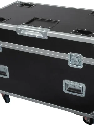 Expresslieferung - INFINITY-Gehäuse für 2x Furion W602 WashBeam Penn Elcom-Hardware und schwenkbare Räder mit Bremse