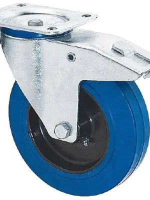 Riggatec Lenkrolle mit Bremse 200mm BLUE WHEEL MKI - Top bewertet