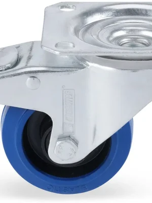 Riggatec Lenkrolle 80mm BLUE WHEEL mit Bremse | Aktionspreis