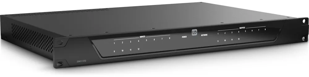 Sehr beliebt - LD Systems ZONE X 1212 - DSP-Matrix mit Hybrid-Architektur - 12 IN / 12 OUT