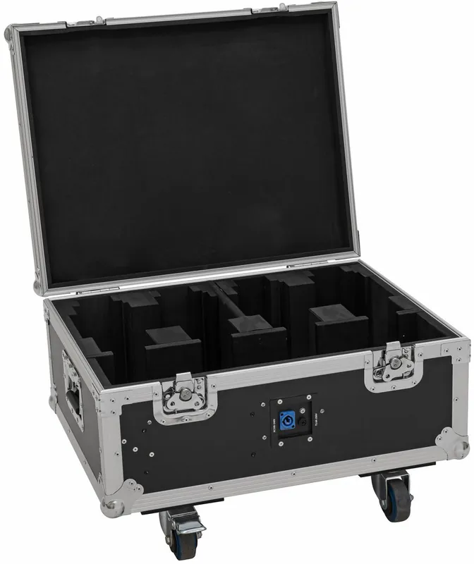 Reduziert - ROADINGER Flightcase 4x AKKU MBT-3 mit Rollen und Ladefunktion