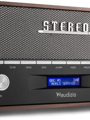 Top-Angebot - Audizio Corno Retro DAB+ Radio Grau -B-Stock-