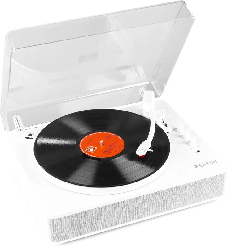 Einfache Rückgabe - Fenton RP162W Plattenspieler HQ BT Weiß -B-Stock-