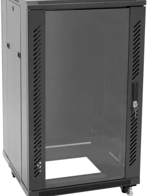 Neue Ware - ROADINGER SSC-16 Stahlschrank mit Glastür 16HE