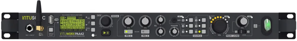 Profi-Qualität | INTUSONIC PAA42+ Dual Output Stereo Media Vorverstärker