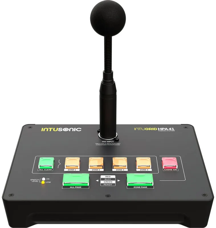 INTUSONIC HPA41 4-Zonen Sprechstelle | Hochwertig
