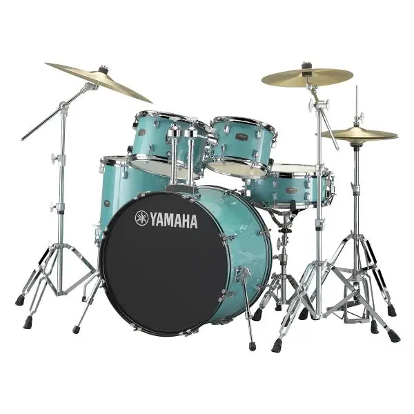 Yamaha Rydeen 22‘‘ + Set Cymbale Paiste 101 - 5 kessel - turquoise glitter | Nur noch wenige