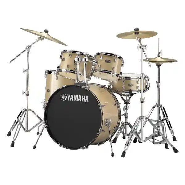 Yamaha Rydeen Fusion 20‘‘ + Set Cymbale Paiste 101 - 5 kessel - champagne glitter - Sehr beliebt