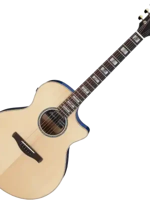 Ibanez AE390 NTA - natural top / aqua blue back | Online bestellen