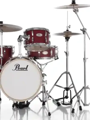 Nur noch heute | Pearl Midtown 16 + Pack Hardware HWP-50S - 4 kessel - matte red