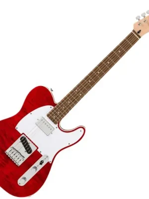 Jetzt erhältlich - Squier Affinity Telecaster FMT SH - crimson red transparent