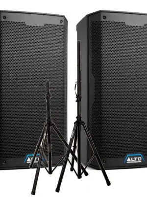 Alto TS 410 + XH 6310 Pied Enceinte Paire + Sac - Super-Preis