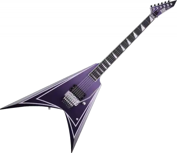 Esp Alexi Laiho Hexed Signature - purple fade satin w/ ripped pinstripes - Vorteilspreis