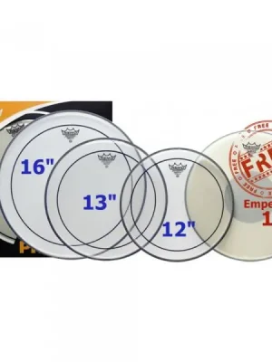 Qualitätsprodukt - Remo PACK PINSTRIPE TRANSPARENTE 12 13 16 + EMPEROR X 14 SABLEE - fellenset