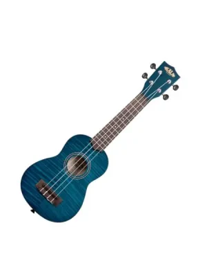 Kala Exotic Mahogany Soprano - transparent blue - Nur solange der Vorrat reicht