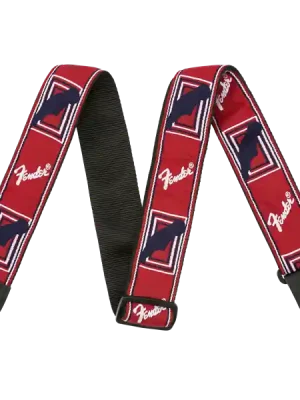 Fender Monogrammed Strap Red/white/Blue - Sale