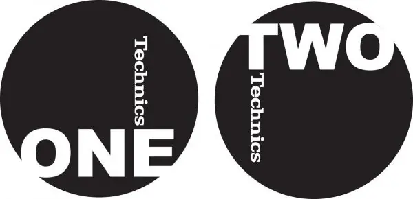 Technics LP-Slipmat One-Two (mixed set) - Aktion