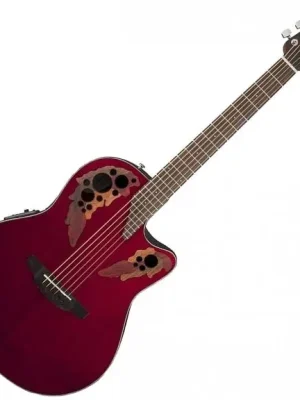 Jetzt sparen | Ovation CE44-RR-C Celebrity Elite - ruby red