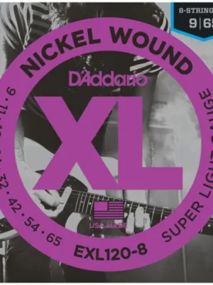 D‘addario EXL120-8 Electric 8-String Super Light 9-65 - 8-saiten-set | Aktion