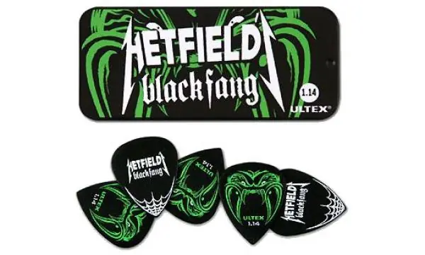 Top-Preis | Jim dunlop PH112T114 JAMES HETFIELD BLACKFANG ULTEX COLLECTOR BOX PACK DE 6 - 1.14MM