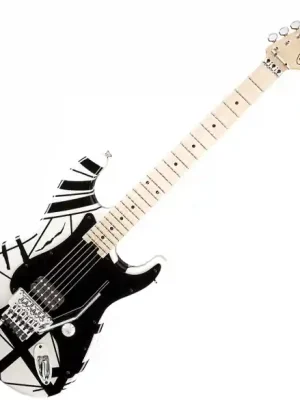 Evh Striped Series - white with black stripes - Online kaufen
