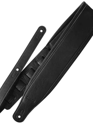 Richter Backline Gitarrengurt Leatherette I Vegan Black - Neuzugang