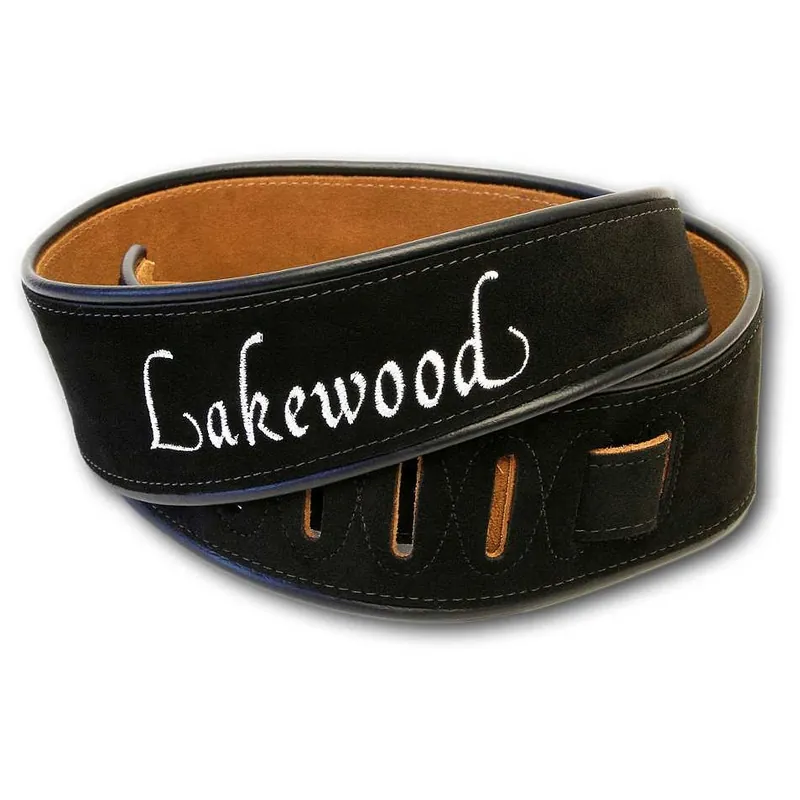 Vorteilspreis - Lakewood Guitar Strap Black Leather