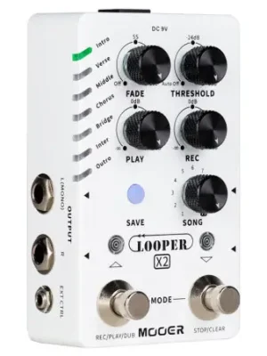 Online bestellbar | Mooer Looper X2 - Stereo Looper Pedal