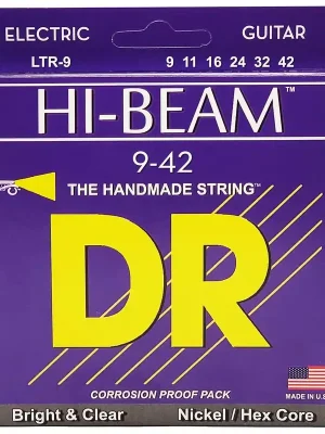 DR Strings Hi Beam LTR-9 Light 009 - 042 - Zertifiziert