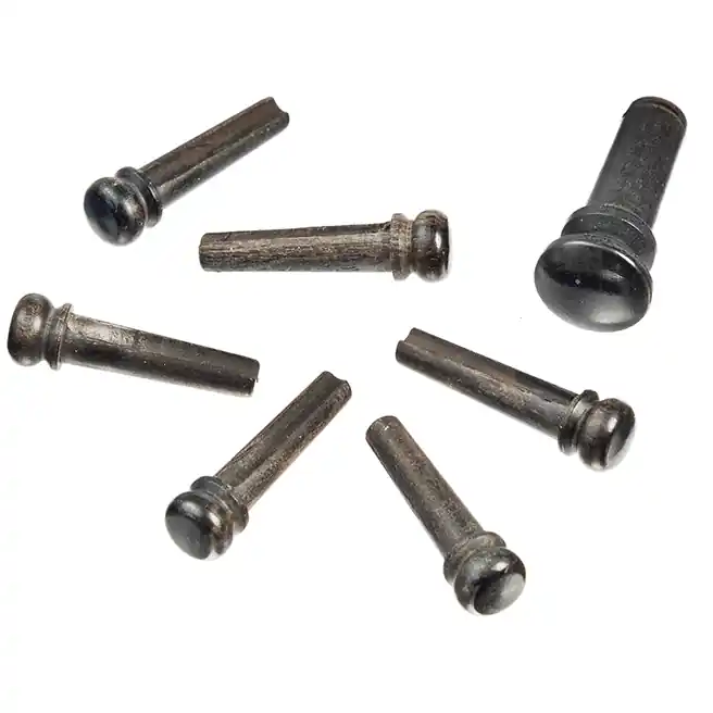 D’Addario PWPS1 Bridge-Pins mit Gurtknopf Ebenholz | Jetzt sparen