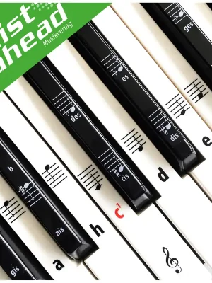 Aktion - Artist Ahead Tastenaufkleber für Klavier & Keyboard!