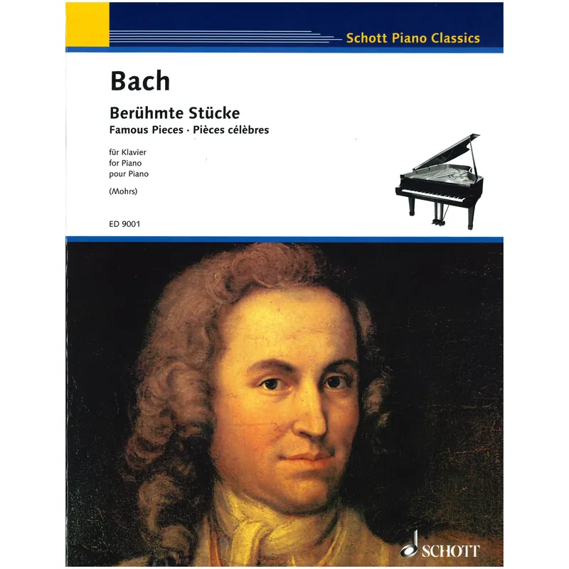 Hochwertig - Schott Piano Classics - Bach, Berühmte Stücke