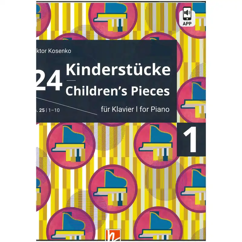 Helbling 24 Kinderstücke Band 1 Nr. 1 - 10 - Profi-Qualität