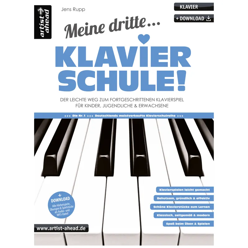Artist Ahead Meine dritte Klavierschule! - Jens Rupp - Gleich bestellen
