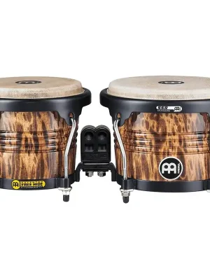 Sehr gut bewertet | Meinl Percussion FWB190LB - Marathon® Designer Series FWB190 Wood Bongo, Leopard Burl