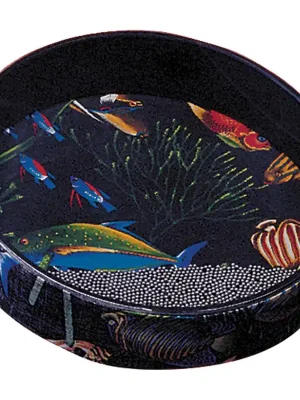 Remo Ocean Drum 12" x 2,5", Fish Graphic - Hohe Qualität