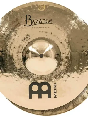Meinl Cymbals B14HHH-B - 14" Byzance Brilliant Heavy Hammered Hihat | Nur noch heute