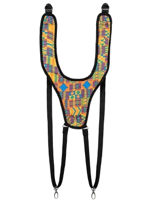 Meinl Percussion MDJS1KQ Designer Djembe Strap, Kenyan Quilt - Expressversand